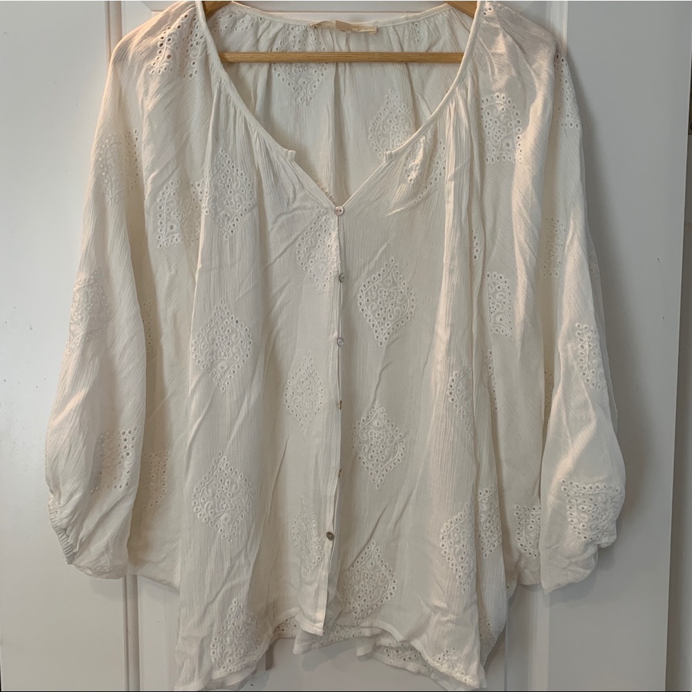 Lovestitch eyelet blouse